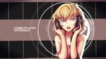  bad_deviantart_id bad_id blonde_hair blue_eyes face headphones highres listening_to_music music original saimon_ma short_hair singing solo strap_slip wallpaper 