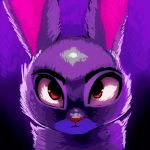  disney female hi_res judy_hopps lagomorph mammal purple_background rabbit restricted_palette simple_background solo zigrock001 zootopia 