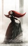  dress highres long_nails magic:_the_gathering magic_the_gathering nao0222 olivia_voldaren pale_skin red_hair vampire 