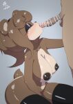 2024 absurd_res anthro anthro_focus areola balls bear bedroom_eyes big_breasts black_areola black_clothing black_eyeshadow black_legwear black_nipples black_nose black_thigh_highs blue_eyes blush blush_lines bodily_fluids breasts brown_body brown_ears brown_fur brown_hair brown_tail censored censored_genitalia censored_penis clothed clothing collarbone digital_media_(artwork) duo erection eyebrow_through_hair eyebrows eyelashes eyeshadow faceless_character faceless_human faceless_male female female_anthro female_focus female_on_human five_nights_at_freddy&#039;s freddy_(fnaf) fredina&#039;s_nightclub frenni_(cryptiacurves) fur genitals glans grey_background hair half-closed_eyes hi_res human human_on_anthro ikalokaloka24 interspecies kneeling_oral_position legwear licking long_eyelashes makeup male male/female male_human male_on_anthro mammal mostly_nude mostly_nude_anthro mostly_nude_female narrowed_eyes nipples nude nude_human nude_male oral partially_clothed partially_clothed_anthro partially_clothed_anthro_nude_male partially_clothed_female partially_clothed_female_nude_male penile penis penis_lick penis_on_tongue pink_glans pink_tongue saliva saliva_on_penis saliva_on_tongue scottgames scut_tail seductive sex short_tail side_view signature simple_background solo_focus tail tan_body tan_fur tan_inner_ear thick_thighs thigh_highs thigh_highs_only tongue tongue_on_penis tongue_out translucent translucent_hair vein veiny_penis