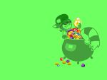 anthro cauldron classic_maddox_(mariomaker69420) clothing clover_(plant) clover_leaf coin eyewear four_leaf_clover fur furret gem generation_2_pokemon green_body green_fur green_kerchief hat headgear headwear holidays kerchief leaf lying maddox_(mariomaker69420) male mariomaker69420 medal nintendo on_back pearl_(gem) plant pokemon pokemon_(species) simple_background solo st._patrick&#039;s_day striped_body striped_fur stripes sunglasses tagme
