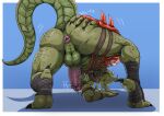 absurd_res anthro anus ass_up backsack balls butt claws dragon epic_games erection fortnite genitals glans green_body green_scales hi_res humanoid_genitalia humanoid_penis hybrid_(fortnite) lizard looking_at_viewer looking_back looking_back_at_viewer male muscular muscular_anthro muscular_male mythological_creature mythological_scalie mythology penis presenting presenting_hindquarters raised_tail reptile scales scalie sharp_teeth solo spread_anus spread_butt spreading tail teastuff teeth toe_claws tongue tongue_out wingless_dragon yellow_eyes