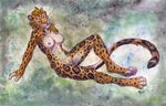  anthro breasts feline female jaguar mammal nipples pussy raika rukis solo 