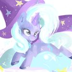  cloak cutie_mark equine female feral friendship_is_magic fur hair hat hooves horn long_hair magic mammal my_little_pony plain_background purple_eyes purple_fur short_hair solo trixie_(mlp) unicorn white_background white_hair wizard_hat 