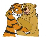  chubby cuddle cuddling feline feral happy hug male mammal nude snuggle tiger truttle truttle_(character) 