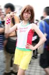  cosplay glasses highres love miniskirt oshare_majo_love_and_berry photo skirt tank_top yuki 