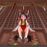  box des donation_box frog hakurei_reimu shide shrine solo touhou 