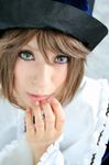  ari_(model) cosplay frills hat heterochromia highres photo rozen_maiden ruffles souseiseki 