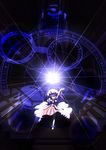  absurdres chiyo_(pixiv40048) hexagram highres magic_circle patchouli_knowledge solo touhou 