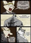 2017 angry anthro arena big_muscles blue_eyes canid canine canis cesar_(xxsparcoxx) clothed clothing comic duo fennec_fox fox fur gladiator grey_body grey_fur headgear headwear hi_res huge_muscles kraso_(xxsparcoxx) male mammal multicolored_body multicolored_fur multiple_scenes muscular muscular_anthro muscular_male open_mouth spanish_text speech_bubble teeth text toga true_fox two_tone_body two_tone_fur warrior white_body white_fur wolf xxsparcoxx