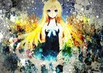  bad_id bad_pixiv_id blonde_hair blue_eyes lily_(vocaloid) long_hair looking_at_viewer sazanami_shione solo vocaloid 