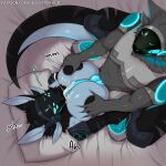 1:1 4_ears animal_genitalia animal_penis anthro bed bedroom_sex big_breasts big_knot big_penis bodily_fluids breast_play breast_squish breasts canine_genitalia canine_penis cum cum_in_mouth cum_inside cum_on_breasts cum_on_face detailed_background dimisei duo ejaculation fellatio furniture genital_fluids genitals gynomorph gynomorph/male hand_on_breast hi_res huge_breasts huge_penis intersex intersex/male knot kuru_tyan laying_on_partner machine mako_(konigshund) male multi_ear oral penile penis protogen sex sound_effects squish titfuck