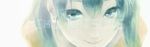  bad_id bad_pixiv_id face green_eyes green_hair hatsune_miku keipomjp smile solo vocaloid 