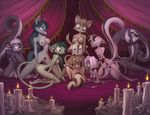  boob_hat breasts butt candle cartoon color david_lillie dream dreamkeepers ear_piercing female females girls harem lilith lilith_calah mace mace_(dreamkeepers) male mammal namah namah_calah nude piercing pussy skunk viriathus weapon 