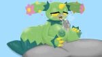 1_horn 3_claws anthro anthro_focus areola big_breasts big_butt blue_background blush bodily_fluids breast_play breasts butt cactus cactus_creature claws cum cum_from_penis cum_in_mouth cum_inside cum_on_tongue cum_string digital_drawing_(artwork) digital_media_(artwork) duo elemental_creature erection eyelashes faceless_character faceless_human faceless_male featureless_legs female female_anthro female_focus female_on_human flora_fauna flower flower_(anatomy) forehead_horn generation_5_pokemon genital_fluids genitals glans glistening glistening_areola glistening_breasts glistening_butt glistening_eyelids glistening_eyes glistening_genitalia glistening_glans glistening_legs glistening_nipples glistening_penis glistening_shoulders glistening_thighs glistening_tongue grey_body grey_glans grey_penis grey_skin half-closed_eyes hand_on_breast hand_on_own_breast heart_symbol horn human human_on_anthro humanoid_genitalia humanoid_penis interspecies lactating lactating_during_sex lineless lying male male/female male_human male_on_anthro mammal maractus narrowed_eyes navel nintendo nipples on_back open_mouth open_smile pangotime penis penis_between_breasts pink_blush pink_flower pink_heart plant pokemon pokemon_(species) red_tongue sex shadow simple_background smile solo_focus spikes spikes_(anatomy) sweat sweaty_arms sweaty_body sweaty_breasts sweaty_butt sweaty_face sweaty_legs sweaty_skin sweaty_thighs thick_thighs titfuck tongue tongue_out wide_hipped_anthro wide_hipped_female wide_hips yellow_claws yellow_eyes yellow_horn yellow_sclera yellow_spikes