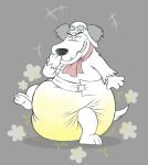 absurd_res anthro blush bodily_fluids canid canine canis clothed clothing diaper diaper_fetish diaper_only domestic_dog eyes_closed genital_fluids hand_on_face hat head_tuft headgear headwear hi_res laugh male mammal muttley on_one_leg red_scarf scarf sharp_teeth sketch snickering solo standing tape teeth tenerius topless tuft unclean_diaper urine used_diaper wearing_diaper wet_diaper wetting wetting_diaper white_diaper
