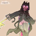 animal_genitalia animal_vulva artist_name blonde_hair clothed clothing cold-blooded-twilight crossover cutie_mark english_text equid equine equine_genitalia equine_vulva female friendship_is_magic fur genitals glowing glowing_eyes hair hasbro hi_res hood hooves horn keyblade kingdom_hearts legwear looking_at_viewer mammal melee_weapon multicolored_hair multicolored_tail my_little_pony mythological_creature mythological_equine mythology pink_body pink_fur pink_hair pink_tail princess_cadance_(mlp) purple_hair purple_tail semi-anthro solo square_enix standing stockings tail text thick_thighs thigh_highs unicorn_horn vulva weapon winged_unicorn wings yellow_tail