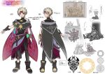  2boys 2girls anonymous_(yu-gi-oh!) aqua_gemstone artmagia_finemelt artmagia_graphlare artmegia_litera black_cloak black_gloves black_pants black_shirt blonde_hair blue_eyes boots bracelet braid character_name cloak duel_monster full_body gem gloves headband jewelry medius_the_innocent multiple_boys multiple_girls pants red_headband reference_sheet sarong shirt short_hair sleeveless sleeveless_shirt solo_focus standing two-sided_cloak two-sided_fabric yu-gi-oh! 