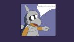 anthro armor clothing echsrick gauntlets gloves handwear headgear helmet hi_res knight koopa koopatrol male mario_bros nintendo open_mouth orange_body orange_scales paper_mario scales scalie shakespearean shell simple_background solo speech_bubble spiked_armor spiked_helmet spiked_shell spikes spikes_(anatomy) text warrior