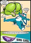 3_toes absurd_res afrosoricid afterglow anthro balls big_butt blue_body blue_fur blush bodily_fluids butt canid canine clothing comic cum cum_inside dialogue duo ear_piercing ear_ring ejaculation english_text exhausted feet female fennec_fox floating_hearts flushed fox fur genital_fluids genitals green_body green_fur hair hi_res idw_publishing kaokaoarts kitsunami_the_fennec male male/female mammal messy_hair nakadashi nipples oddkao panties penis piercing quills_(anatomy) ring_piercing sega sonic_the_hedgehog_(comics) sonic_the_hedgehog_(idw) sonic_the_hedgehog_(series) speech_bubble sticky strip_game strip_games strip_gaming surge_the_tenrec sweat sweaty_butt tail tenrec text toes true_fox underwear
