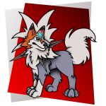 3_toes alolan_form alolan_persian big_tail black_snout blue_gem canine_ears claws dusk_lycanroc ear_spikes ears_up feet feral fluffy fluffy_body fluffy_chest fluffy_tail forehead_gem fur furry_body furry_tail gem generation_1_pokemon generation_7_pokemon glowing glowing_eyes glowing_gem green_eyes grey_body grey_claws grey_fur grey_paws grey_spikes hi_res hybrid hybrid_pokemon janek5 lycanroc male neck_spikes neck_tuft nintendo orange_body orange_ears orange_fur orange_head paws persian_(pokemon) pokemon pokemon_(species) regional_form_(pokemon) simple_background snout spiked_fur spikes tail toes tuft white_body white_fur white_paws white_tail