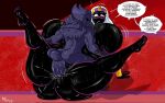 2025 alien alien_humanoid ameizinglewds anthro anthro_penetrating anthro_penetrating_humanoid areola balls big_breasts big_butt big_penis black_body black_sclera black_skin blue_eyes bodily_fluids breasts butt corviknight duck_dodgers duo english_text eyebrows feet female female_penetrated fingers generation_8_pokemon genitals hi_res huge_breasts humanoid humanoid_on_anthro humanoid_penetrated hyper hyper_breasts male male/female male_penetrating male_penetrating_female martian mouthless nintendo penetration penis pokemon pokemon_(species) queen_tyr&#039;ahnee red_eyes sex spread_legs spreading sweat text toes