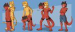 2016 absurd_res animate_inanimate anthro biped black_hair black_markings black_nose bottomwear claws clothed clothing colored crossed_arms darkjaguar01 desmond_(dsaprox) dragon dsaprox duo english_text evil_grin featureless_crotch felid fur glistening glistening_body hair hand_on_leg hand_on_own_leg hand_on_own_thigh hand_on_thigh hi_res holding_object horn jaguar latex latex_clothing latex_skinsuit living_clothing looking_at_viewer male mammal markings multicolored_body multicolored_fur mythological_creature mythological_scalie mythology nude orange_body orange_fur pantherine red_body rubber_clothing scalie shorts simple_background skinsuit smile solo_focus species_transformation spots spotted_body spotted_fur standing suit_transformation tail text tight_clothing topless transformation transformation_sequence white_markings