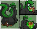 abdominal_bulge anal animated anthro bodily_fluids canid canine canis colt_(lyoen) dakomics duo facesitting hypnosis imminent_digestion male male/male mammal mammal_taur mephitid mephitid_taur mind_control open_mouth oral rimming saliva sex sitting_on_another skunk skunk_taur stomach_acid syfer_(skunk) taur tongue uvula vore wolf