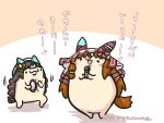  :d animal_ears beret blush_stickers bow braid brown_background brown_hair goma_(gomasamune) hair_bobbles hair_bow hair_ornament hat highres hokko_tarumae_(umamusume) holding holding_instrument holding_microphone horse_ears horse_tail instrument long_hair low_twintails microphone multicolored_hair shadow smile standing star_(symbol) star_hair_ornament still_in_love_(umamusume) striped_bow tail tambourine translation_request twin_braids twintails twitter_username two-tone_background two-tone_hair umamusume veil very_long_hair white_background white_hair white_hat 