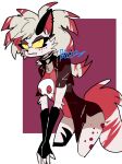 aresricowinc canid canid_demon canine crymini_(hazbin_hotel) demon female hazbin_hotel hellaverse hellhound hi_res mammal mythological_canine mythological_creature mythology solo