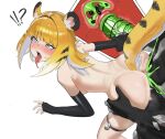  !? 1boy 1girl ahegao alternate_costume animal_ear_fluff animal_ears animal_penis ass bar_censor black_gloves blonde_hair blush censored cross-section cum elbow_gloves fingerless_gloves gloves green_eyes hetero highres holding_another&#039;s_wrist horse_penis internal_cumshot interspecies ju_fufu large_penis nude onigirikao open_mouth out_of_frame penis rolling_eyes sex sex_from_behind skindentation solo_focus striped_fur striped_hair sweatdrop tail thigh_strap tiger_ears tiger_girl tiger_stripes tiger_tail tongue tongue_out veins veiny_penis zenless_zone_zero 