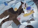 4_toes avian beak bedroom_eyes bird blue_hair blush bodily_fluids claws digital_drawing_(artwork) digital_media_(artwork) enfield erection feet female feral fingers_between_toes foot_grab fur gabriel_serealia genital_fluids genitals gryphon hair hi_res imminent_sex looking_at_another male male/female mythological_avian mythological_creature mythology narrowed_eyes north_(gabriel_serealia) ospreay_(ospreaygryphon) outside pawpads paws penetration penile penile_penetration penis penis_on_pussy seductive smile snow tail toes trickate vaginal vaginal_fluids vaginal_penetration white_body wings