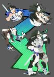 2025 abs anthro big_bulge big_muscles big_pecs black_body bracelet bulge bursting_out_of_clothing canid canine canis chain claws clothed clothing digital_drawing_(artwork) digital_media_(artwork) directional_arrow ear_piercing flexing flexing_bicep fur fur_growth growth hi_res human human_to_anthro jewelry link_(wolf_form) male mammal mdcackle melee_weapon mostly_nude muscle_growth muscular muscular_anthro muscular_male nintendo nipples pecs piercing ripping sequence sharp_teeth simple_background snout snout_growth solo species_transformation sword tail tail_growth teeth the_legend_of_zelda torn_clothing transformation transformation_sequence underwear underwear_only weapon wolf