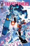  2boys assault_visor comic_cover decepticon english_text holding insignia manabu_yashiro mecha multiple_boys no_humans official_art open_mouth red_eyes robot science_fiction shoulder_cannon soundwave_(transformers) starscream transformers transformers:_generation_1 transformers_(skybound) weapon 