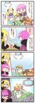  4koma artist_self-insert comic crane_game darmanitan failure gen_5_pokemon highres lilligant litwick multiple_girls pokemon pokemon_(creature) pokemon_(game) pokemon_dppt scraggy shikimi_(pokemon) shirona_(pokemon) simipour sougetsu_(yosinoya35) translated yamask 