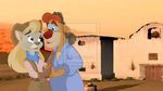  disney feline female hands hat holding jumpsuit lion male mammal talespin wildcat_(character) 