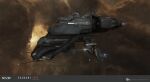  3d absurdres brown_background caldari_state_(eve_online) cloud combat_ship_(eve_online) commentary company_logo company_name copyright_logo copyright_name corvette_(eve_online) dated electronic_warfare_ship_(eve_online) english_text eve_online flying glowing highres ibis_(eve_online) kaalakiota_corporation_(eve_online) logo maya_(medium) military_vehicle nebula official_art outdoors radio_antenna realistic science_fiction sky space spacecraft star_(sky) starry_sky thrusters vehicle_focus vehicle_name ymir_jonsson 