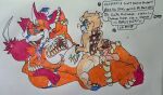  2_toes anthro anus barazany420 bedroom_eyes big_tail bodily_fluids body_horror bone butt deer demon dialogue duo exposed_bone exposed_rib_cage fangs fantasy feet flirting gaping genital_fluids genitals gore hi_res hooves luke_(barazany420) macro male male/male mammal mandibles multi_eye narrowed_eyes penis perineum purath_(barazany420) roleplay romantic romantic_couple scar seductive sharp_teeth size_difference small_dom_big_sub spiked_tail spikes spikes_(anatomy) tail teasing teeth tendrils toes tongue trans_(lore) trans_man_(lore) unusual_anatomy unusual_genitalia unusual_penis vaginal_fluids vulva weapon 