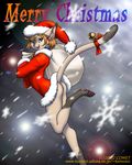  bell butt cat christmas dr_comet english_text feline female hat hindpaw holidays mammal paws santa santa_hat siamese solo text xmas 