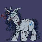  cutie_mark death equine female feral friendship_is_magic fur horn horse mammal my_little_pony nightmare_fuel pony rarity_(mlp) scissors solo undead unicorn white white_fur zombie 