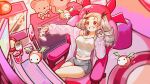  +++ 1girl absurdres bare_legs blush breasts brown_hair camisole can cardcaptor_sakura chair collarbone commentary computer_keyboard computer_mouse controller crossed_legs cup dolphin_shorts drill_hair drink_can drinking_glass english_commentary fuuin_no_tsue game_controller gaming_chair grey_shorts grin hair_ornament headphones headphones_around_neck heterochromia highres holding holding_controller holding_game_controller indoors jacket kghazir large_breasts liliana_vampaia long_sleeves midriff monitor myholo_tv navel open_clothes open_jacket orange_eyes red_eyes shorts sitting sleeves_past_wrists smile solo stuffed_toy swivel_chair twin_drills twintails virtual_youtuber white_camisole white_jacket wing_hair_ornament 