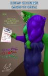 5:8 aroused bulge bulge_grab calendar clothed clothing dragon green_body growth_drive hi_res horn inside male muscular mythological_creature mythological_scalie mythology no_fap_september scalie smile solo tiotiored