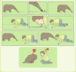  &lt;3 ant anteater arthropod comic couple edgar_r._mcherly human insect interspecies love male mammal tongue vore 