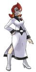  absurdres athena_(pokemon) game_freak highres official_art pokemon pokemon_(game) pokemon_heartgold_and_soulsilver pokemon_hgss solo standing team_rocket transparent_background unno_takao 