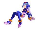  blue_eyes capcom helmet high_heels highres leviathan leviathan_(megaman) leviathan_(rockman) robot_girl rockman rockman_zero thighhighs 