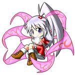  full_body hair_bobbles hair_ornament long_hair r-18_jii shinki silver_hair smile solo touhou transparent_background 