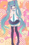  aqua_eyes aqua_hair bad_id bad_pixiv_id boots eruria hands_clasped hatsune_miku long_hair necktie new_year own_hands_together skirt solo thigh_boots thighhighs twintails very_long_hair vocaloid 