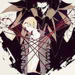  bad_id bad_pixiv_id caster_(fate/zero) claws fate/zero fate_(series) high_contrast jacket male_focus marionette multiple_boys orange_hair pale_color puppet shadow string uryuu_ryuunosuke zmore 