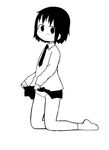  hizaki_ryuuta hizakiryuuta kill_me_baby monochrome oribe_yasuna panties pixiv_manga_sample skirt skirt_lift underwear 