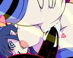  blush breasts cum heart hearts large_breasts nipple nipples panty_&amp;_stocking_with_garterbelt penis pussy same_artist_1 stocking_(character) stocking_(psg) tentacle wince 